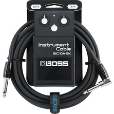 Ahes BIC-10A-BK Düz/l Uçlu 3m Enstrüman Kablosu