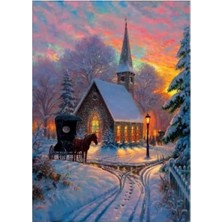 Ahes Elmas Boncuk Taş Işleme Mozaik Goblen Kit Kanvas Tablo 50X40CM GC91170 Diamond Painting