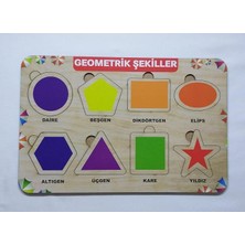 Ahes Geometrik Şekiller Puzzle Eğitici Oyuncak