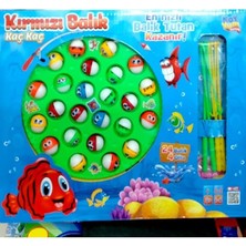 Ahes Pilli Müzikli Balık Yakalama - Tutma Oyunu Kırmızı Balık Kaç Kaç, Çok Renkli, Large
