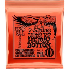 Ahes Ballu Sıska Üst Ağır Alt Slinky 7-String Nikel Yara Elektro Gitar Dizeleri 10-62 Ölçer