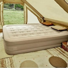 Ahes Kamp - Double Yüksek Otomatik Şişen Dahili Pompalı Çift Kişilik Yatak - 203 * 152 * 40CM