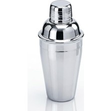 Ahes Çelik Kokteyl Shaker, Gümüş, Parlak Krom Finish, Bar Aksesuarı 350 ml