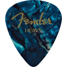Ahes 351 Shape Premium Pena (12 Adet) Elektro Gitar, Akustik Gitar, Mandolin ve Bas Orta Okyanus Için Turkuaz