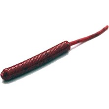 Ahes Minnow Fujin Baby Worm 5.2 cm Floating Lrf Silikon Yem Bloody Red