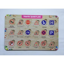 Ahes Trafik Işaretleri Puzzle Eğitici Oyuncak