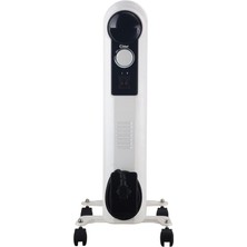 Ahes KHT-8457 Devrilme Korumalı 7 Bölmeli Yağlı Radyatör Beyaz