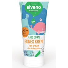 Ahes Doğal Bebek Güneş Kremi Leke Karşıtı Antioksidan Nemlendirici Bitkisel Vegan Uva Uvb SPF50+ 50 ml
