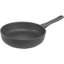 Ahes Madura Plus Duraslide Yapışmaz Granit Kaplama Kızartma Tavası, 28 Cm, Granit ve Alüminyum, Siyah