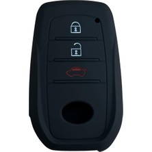 Ahes Keys Toyota C-Hr, Camry, Corolla Cross, Prius, Prado, Rav4, Hilux ile Uyumlu Anahtar Kılıfı (Silikon)