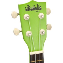 Ahes Ukadelic Soprano Ukulele (Grasshopper)
