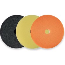 Ahes Orijinal 3 Parçalı Polisaj Pedi Set, ∅ 125 mm 2093247