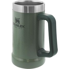 Ahes Vacuum Stein Termos Bardak 0.7 Litre - Yeşil (Hammertone Green) | Paslanmaz Çelik