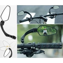 Ahes Sky Briviga Ayna RVM-313 Sol 6X11.2CM 95G 360° Dönebilen Gidon Ölçüsü 2-2.4cm
