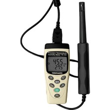 Tenmars TM-184 Kablolu Problu Sıcaklık ve Nem Kayıt Cihazı Datalogger