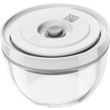 Ahes Z1030-836 Fresh & Save Cam Vakum Saklama Kabı S 12 cm Küçük Hava Geçirmez Kapak Isıya Dayanıklı Cam Vakum Saklama Kabı