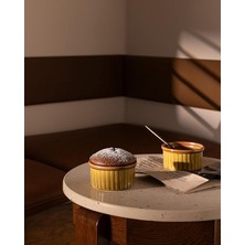 Ahes 2'li Sufle Kabı - Koyu Bej - 10 cm