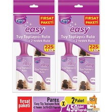 Ahes SANALGROSS017 Easy Tüy Toplayıcı Fırsat Paketi 3X75'LI=225 Yaprak x 2 Paket = 450 Yaprak
