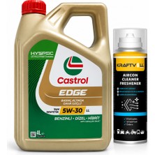Castrol Edge Motor Yağı 5W-30 4 Litre + Klima Bombası 200 ml