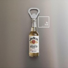 Ahes Şişe Tasarımlı Magnet Açacaklar Pratik Eğlenceli Şişe Açacağı Hediyelik-77-5 Çok Renkli