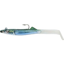Ahes Raglou Hybrid - 2 Kauçuk Balık, Ağırlık/uzunluk/kanca Boyutu: 8.4g / 8.5cm / Gr. 1, Ragot Renkler: Yeşil Uskumru