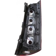 TŞT Renault Express 2021-2024 Stop Lambası Sol Kırmızı - Beyaz (Mars) (Oem No (265552205R))