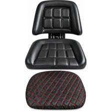 Massey Ferguson 135-148-240-255T-165-175-260G-265-285-288G Düz Koltuk Pilot Marka Deri Koltuk Kılıfı Hediyeli