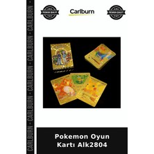 Carlburn Özel Üretim Koleksiyon Hobi Çizgi Film Çocuk Eğlence Pokemon Oyun Kartı ALK2804