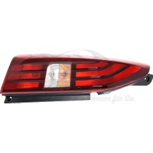 TŞT Opel Combo 2024-2025 Stop Lambası Sol Kırmızı - Beyaz (Mars) (Oem No (9819235880))