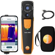 Testo 860İ Akıllı Termal Kamera Sıcaklık ve Su Kaçağı Tespit Cihazı | Çantalı Set