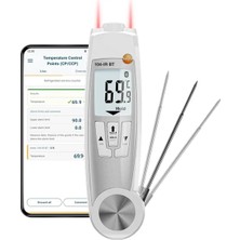 Testo 104 Ir Bt Akıllı Lazerli ve Problu Gıda Termometresi