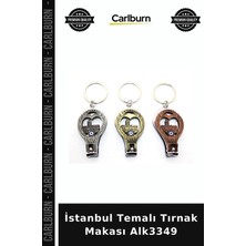 Carlburn Özel Üretim Hediyelik Hatıra Kişisel Bakım Aksesuar Istanbul Temalı Tırnak Makası ALK3349