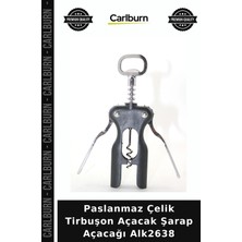 Carlburn Özel Üretim Mutfak Gereci Paslanmaz Çelik Tirbuşon Açacak Şarap Açacağı ALK2638