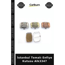 Carlburn Özel Üretim Hediyelik Koleksiyon Hatıra Aksesuar Şık Istanbul Temalı Enfiye Kutusu ALK3347