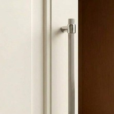Elovias System Axel-L Çekme Kapı Kolu Nikel Saten Renk Kol 540mm (PH9722 0540 NBM-NB)