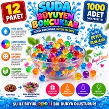 Prime Nest Store 12 Paket 1000 Adet Suda Büyüyen Boncuklar