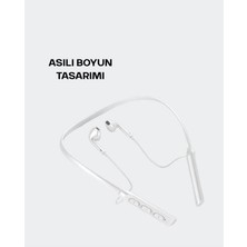 Gees Global Boyun Askılı Uzun Süreli Kablosuz Kulaklık 100 Saat Kullanım