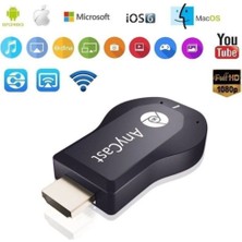 AnyCast M4 Plus 2026 Kablosuz Görüntü Ses Aktarıcı Hdm-I Dongle