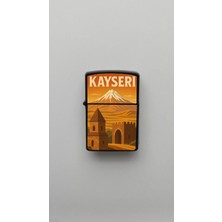 İberk Kayseri Retro Vintage - Benzinli Siyah Çakmak