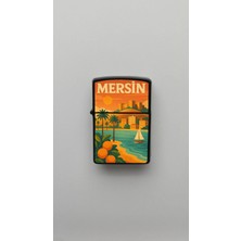 İberk Mersin Retro Vintage - Benzinli Siyah Çakmak
