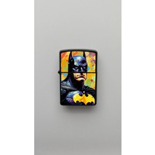 İberk Pop Art Batman Benzinli Siyah Çakmak