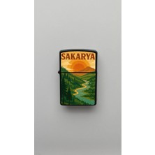 İberk Sakarya Retro Vintage - Benzinli Siyah Çakmak