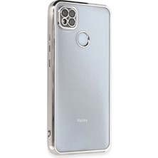 Mabelme Store Xiaomi Redmi 9c Kılıf Razer Lensli Silikon - Gümüş