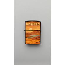 İberk Ardahan Retro Vintage - Benzinli Siyah Çakmak