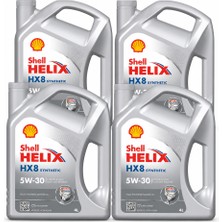 Shell Helix Hx8 Motor Yağı 5W-30 4 x 4 Litre