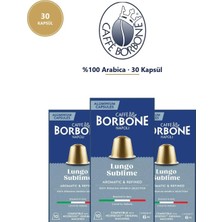 Caffe Borbone Arabica 30'lu Kapsül Kahve – Nespresso Uyumlu, Saf Arabica ile Zarif Bir Fincan