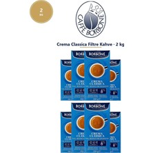 Caffe Borbone Crema Classica Filtre Kahve 2 kg (8 Paket x 250 G) – Öğütülmüş Kahve