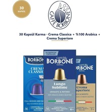 Caffe Borbone Classica Arabica Superiore 30'lu Kapsül Kahve – Nespresso Uyumlu, Keşif Avantaj Paketi