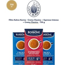 Caffe Borbone Filtre Kahve Üçlü Karma 2 Classica 1 Intenso 3X250 gr 750 gr – Öğütülmüş