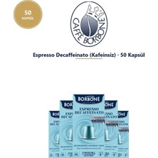 Caffe Borbone Decaf 50'li Kapsül Kahve – Nespresso Uyumlu, Aylık Stok Avantajı